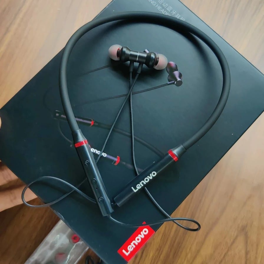 Lenovo HE05X Wireless Magnetic Neckband Earphones