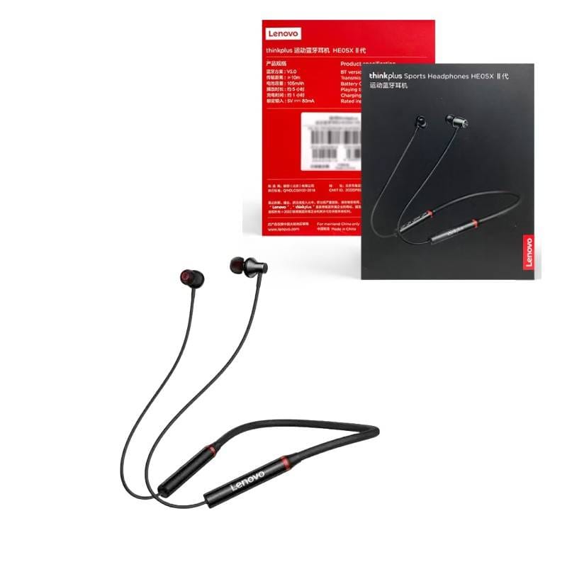 Lenovo HE05X Wireless Magnetic Neckband Earphones