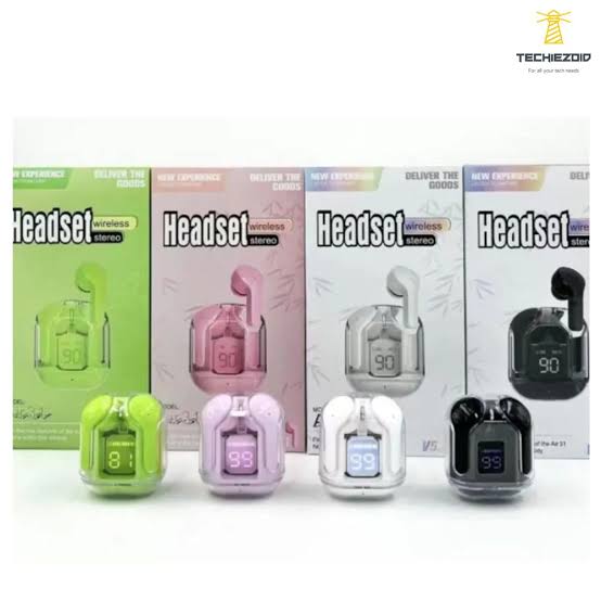 Air 31 Wireless Earbuds with LED Digital Display – Bluetooth 5.3 Gaming Headset